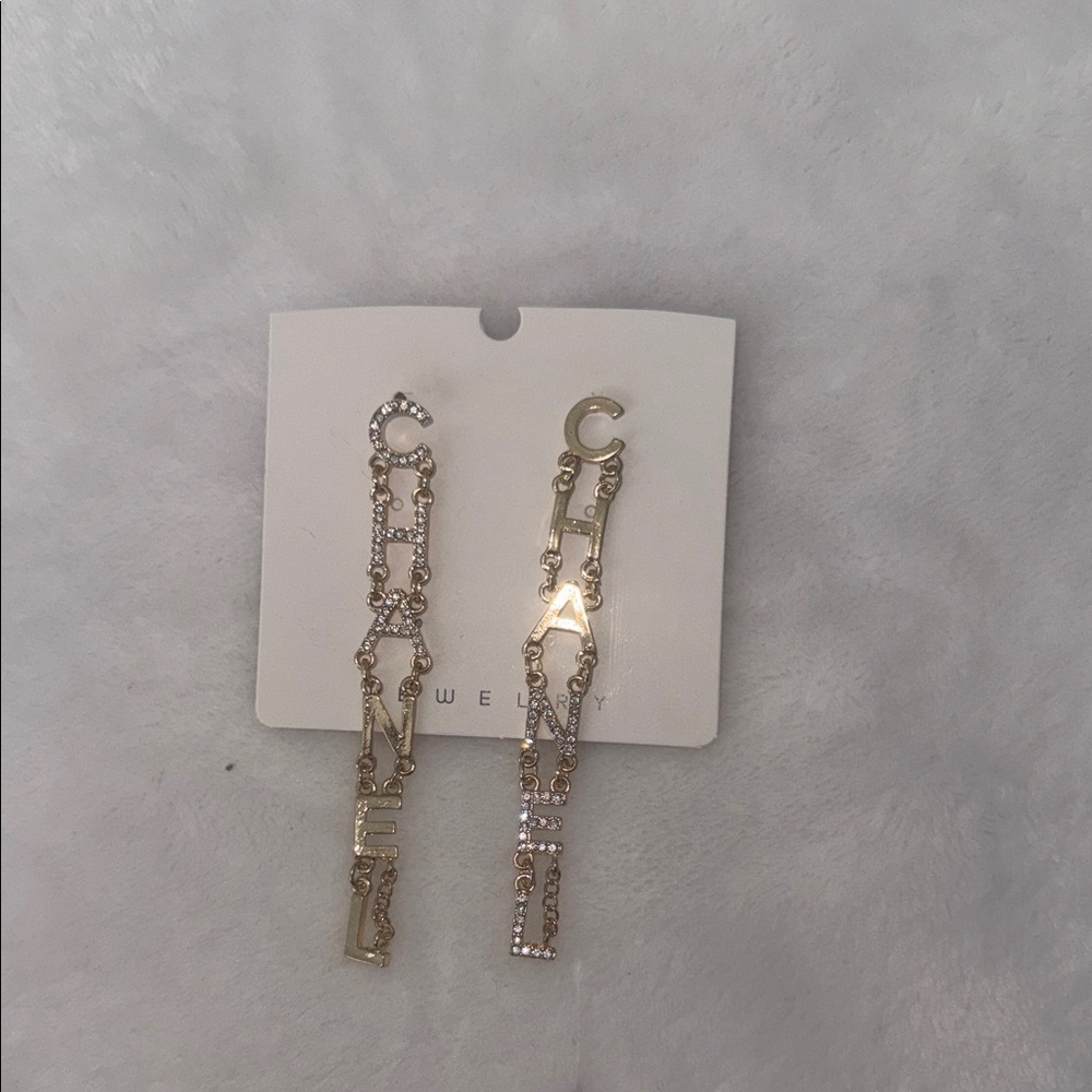 designer earrings chanel